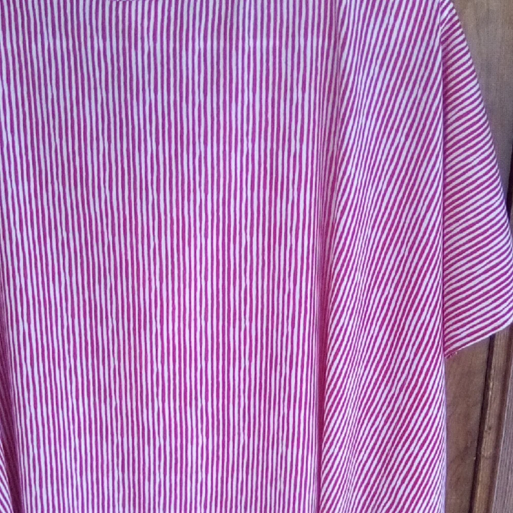 Chico's Red and White Striped Blouse - Picture 9 of 14